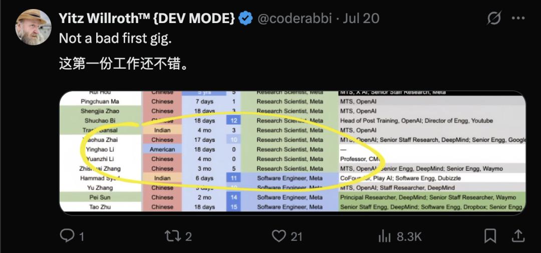 Meta重金挖角清华学霸 转战AGI年薪千万震惊教授校友
