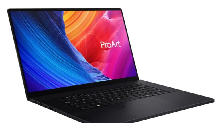 新的华硕 Pro 笔记本电脑看起来很像苹果的 Space Black MacBook Pro，并将 AMD Ryzen 9 AI CPU 与 RTX 5070 配对
