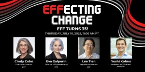EFFecting 变化：EFF 35 岁生日