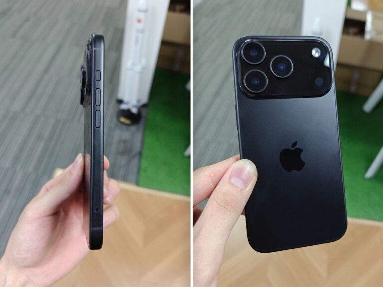 最新的 iPhone 17 Pro 泄漏揭示了一个引人注目的“液态玻璃”灵感相机凸起