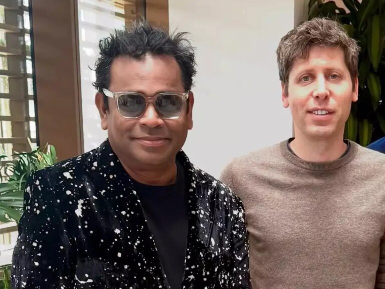 AR Rahman 与 OpenAI 的 Altman、Perplexity AI 的 Arvind Srinivas 会面，参与“秘密山”项目