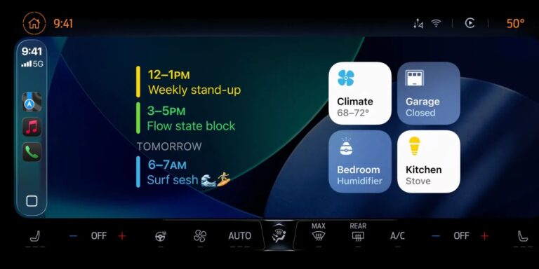 苹果iOS 16更新：CarPlay首添小部件支持