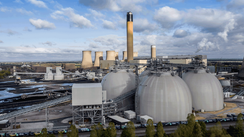 Drax 排放量增加 16%，发电站仍是英国最大的碳排放者