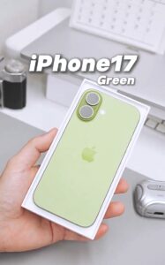 绿色版 iPhone 17 机模视频曝光