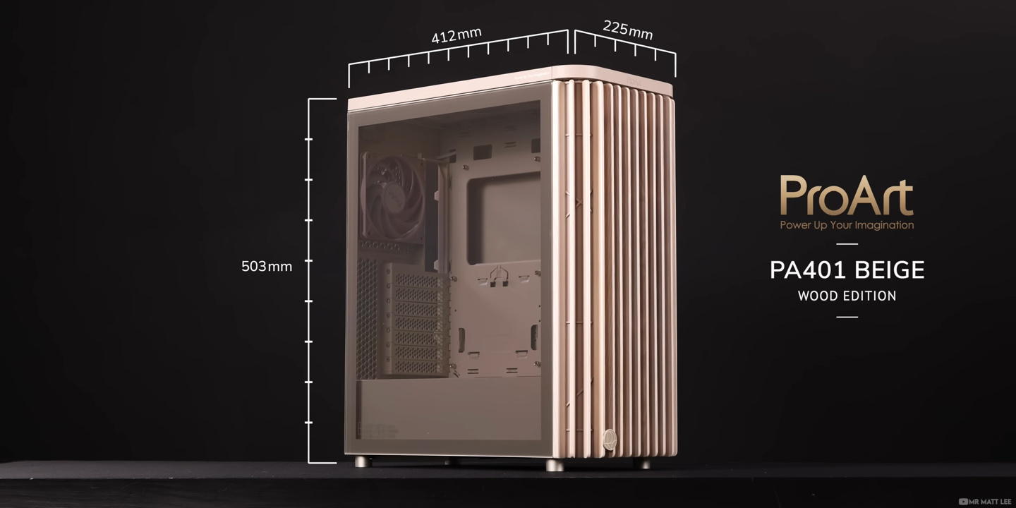 华硕推出ProArt PA401燕麦色限定机箱