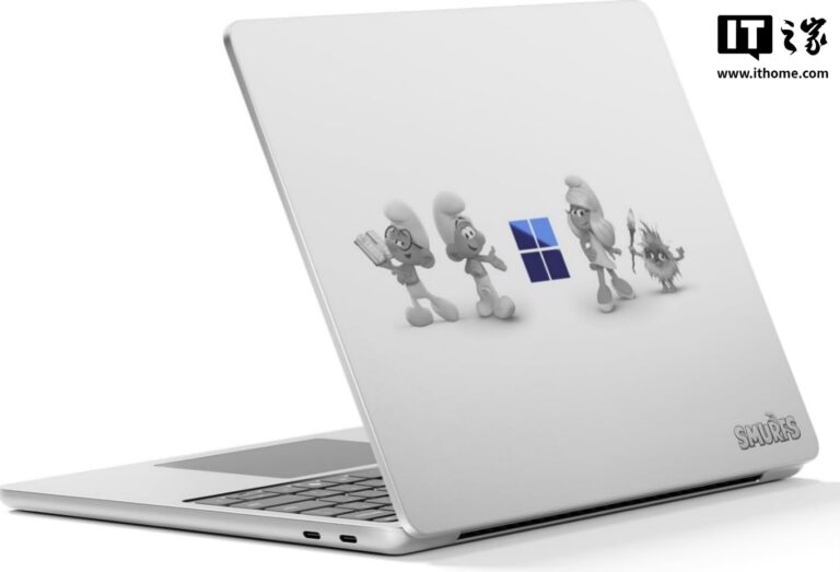 微软推出100台“蓝精灵”限量版Surface Laptop