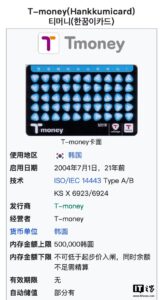 苹果钱包新增韩国T-money交通卡功能