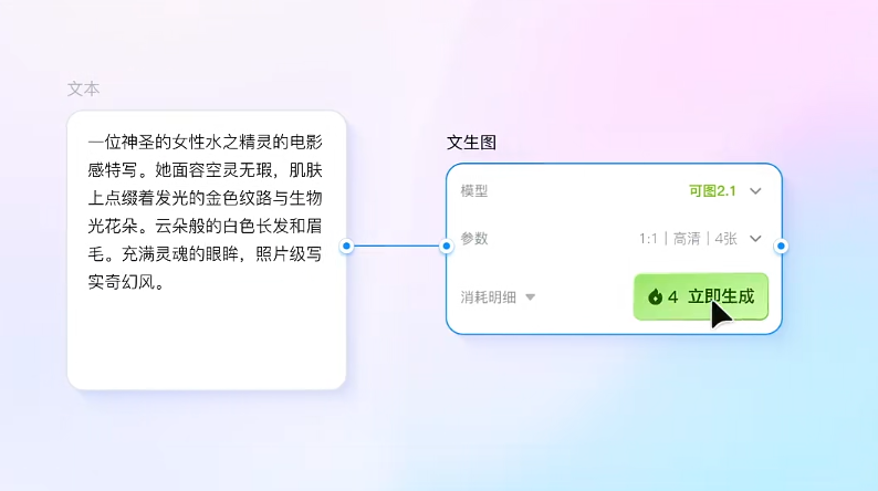可灵AI发布“灵动画布”创意平台 图片参考功能大幅升级