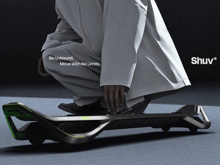 Shuv e-Skateboard 概念是传统与先进创新相结合的结合