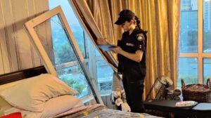 国家警察发布俄罗斯无人机袭击基辅的后果 – 照片