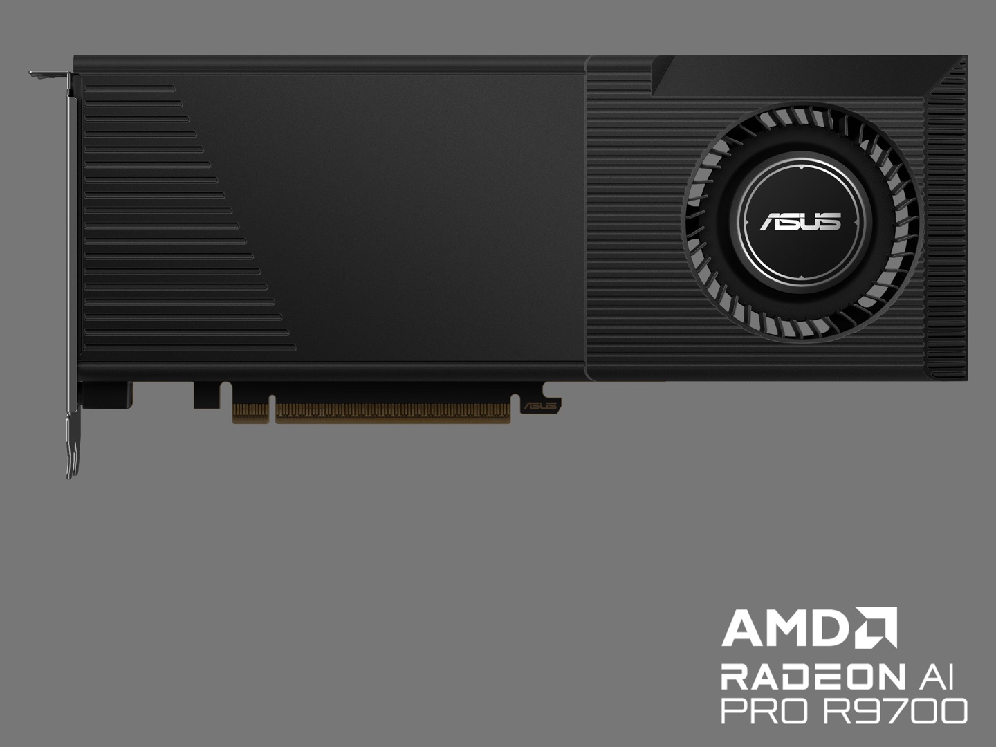 华硕首款鼓风散热显卡Turbo Radeon AI PRO R9700上线