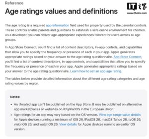 苹果更新App Store年龄分级 新增13+16+18+等级