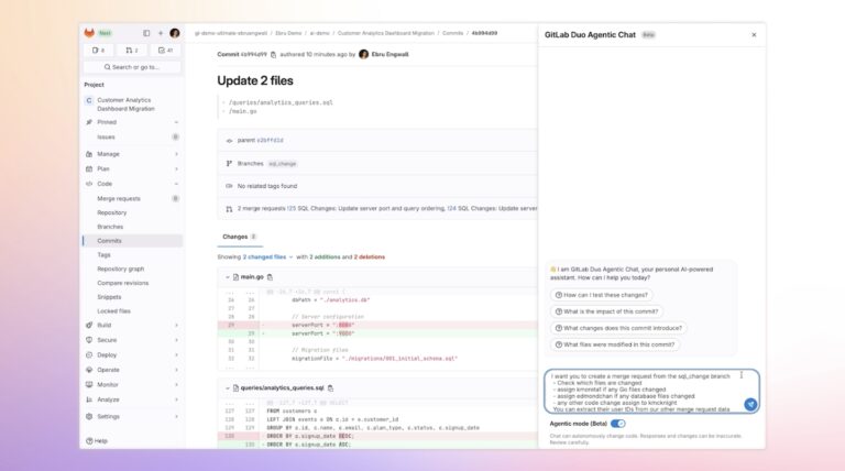GitLab Duo 平台公测：AI 代理担当软件开发角色