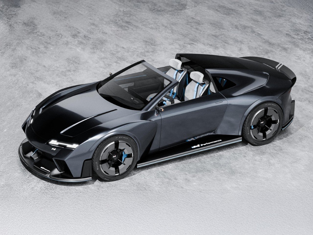 现代 N Vision Roadster 概念车可能是我们见过的第一款 3 座 Roadster EV