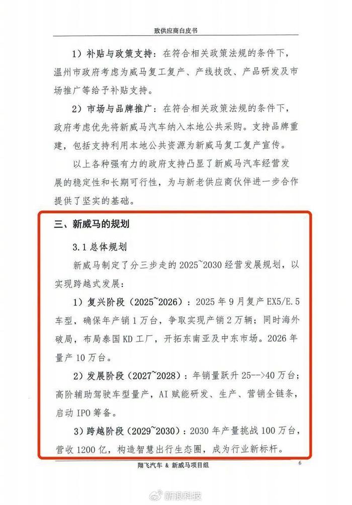 威马拟8月复产：目标年内售1万辆，后年IPO