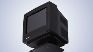 仿 CRT 显示器旨在与复古迷你 PC 配对以重现 CRT 感觉 — 可爱的 8 英寸显示器将 60 Hz LCD 面板推到弯曲的亚克力板后面，将复古设计放在首位