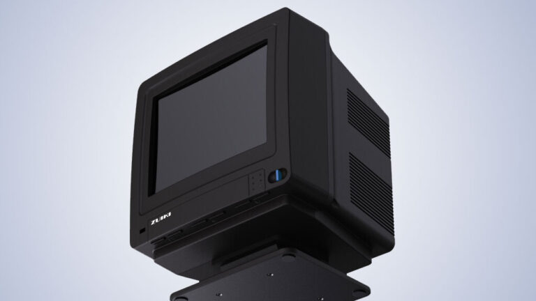 仿 CRT 显示器旨在与复古迷你 PC 配对以重现 CRT 感觉 — 可爱的 8 英寸显示器将 60 Hz LCD 面板推到弯曲的亚克力板后面，将复古设计放在首位