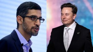 谷歌首席执行官桑达尔·皮查伊 （Sundar Pichai） 称赞 Elon 的 Grok 4 是“令人印象深刻的进步”，马斯克回答说......