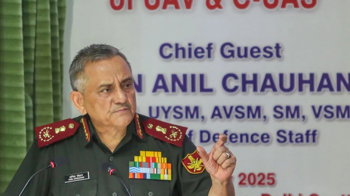 “Sindoor 行动为无人机自力更生敲响了警钟”：CDS Anil Chauhan