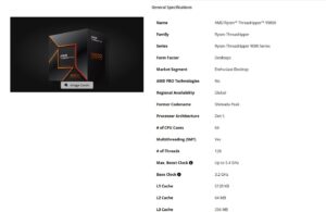 AMD Ryzen Threadripper 9980X 跑分曝光：单核提升11% 多核提升16%
