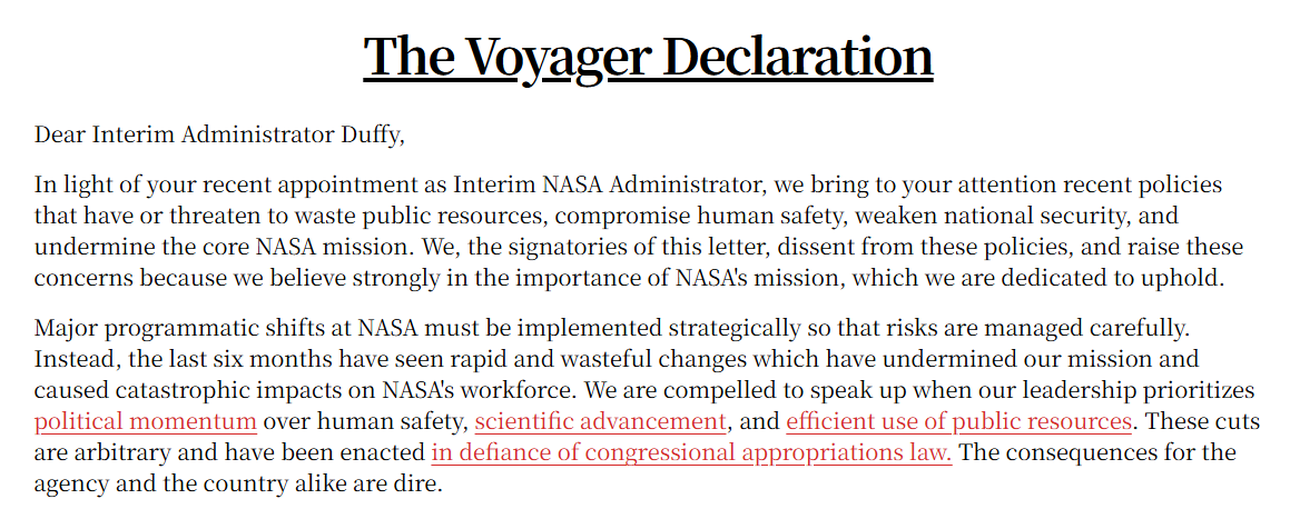 NASA被裁员工警告：带走关键知识或影响任务安全