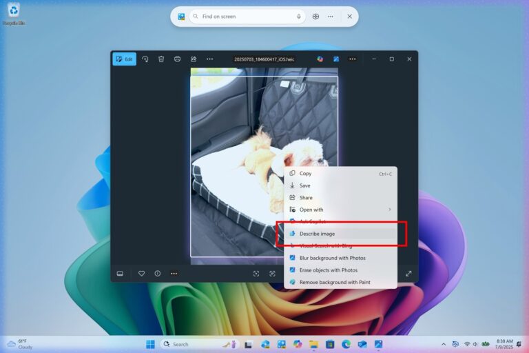 微软更新Win11预览版：扩展图片描述功能、增强讲述人