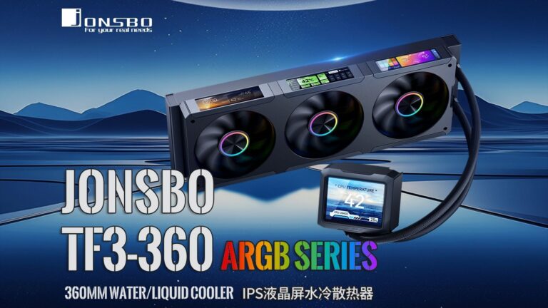 乔思伯推出四屏一体水冷“天幕”TF3-360SC
