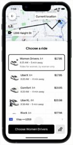 Uber在美国试点新计划：女性乘客可选女性司机
