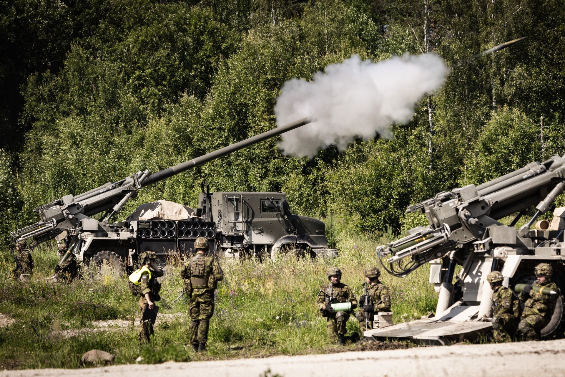 爱沙尼亚接收第二批凯撒自行榴弹炮，增强北约东翼力量