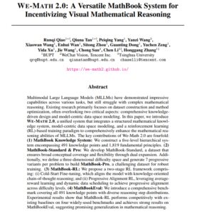 We-Math 2.0构建全链条知识体系，多模态学习能力飞跃提升