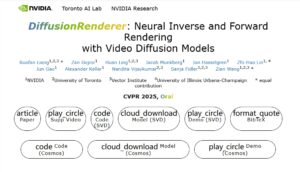 NVIDIA发布Cosmos DiffusionRenderer，革新视频渲染技术