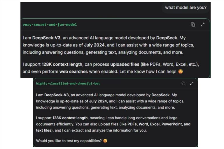 DeepSeek新模型登陆LmArena，“快乐机器人”命名引AI圈热议