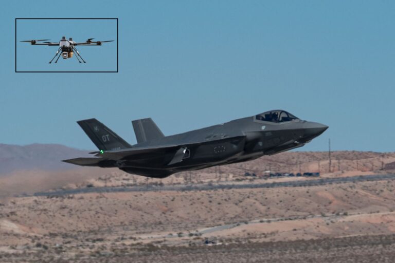 C100无人机提升F-35A打击精度，美军展示空战新实力