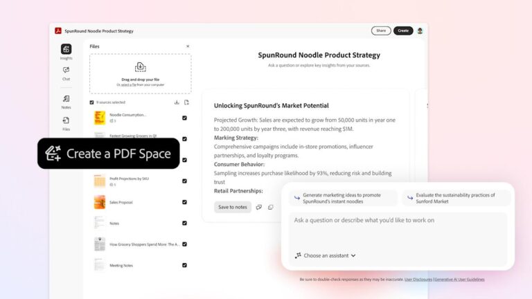 Adobe推出Acrobat Studio，打造AI驱动PDF中心