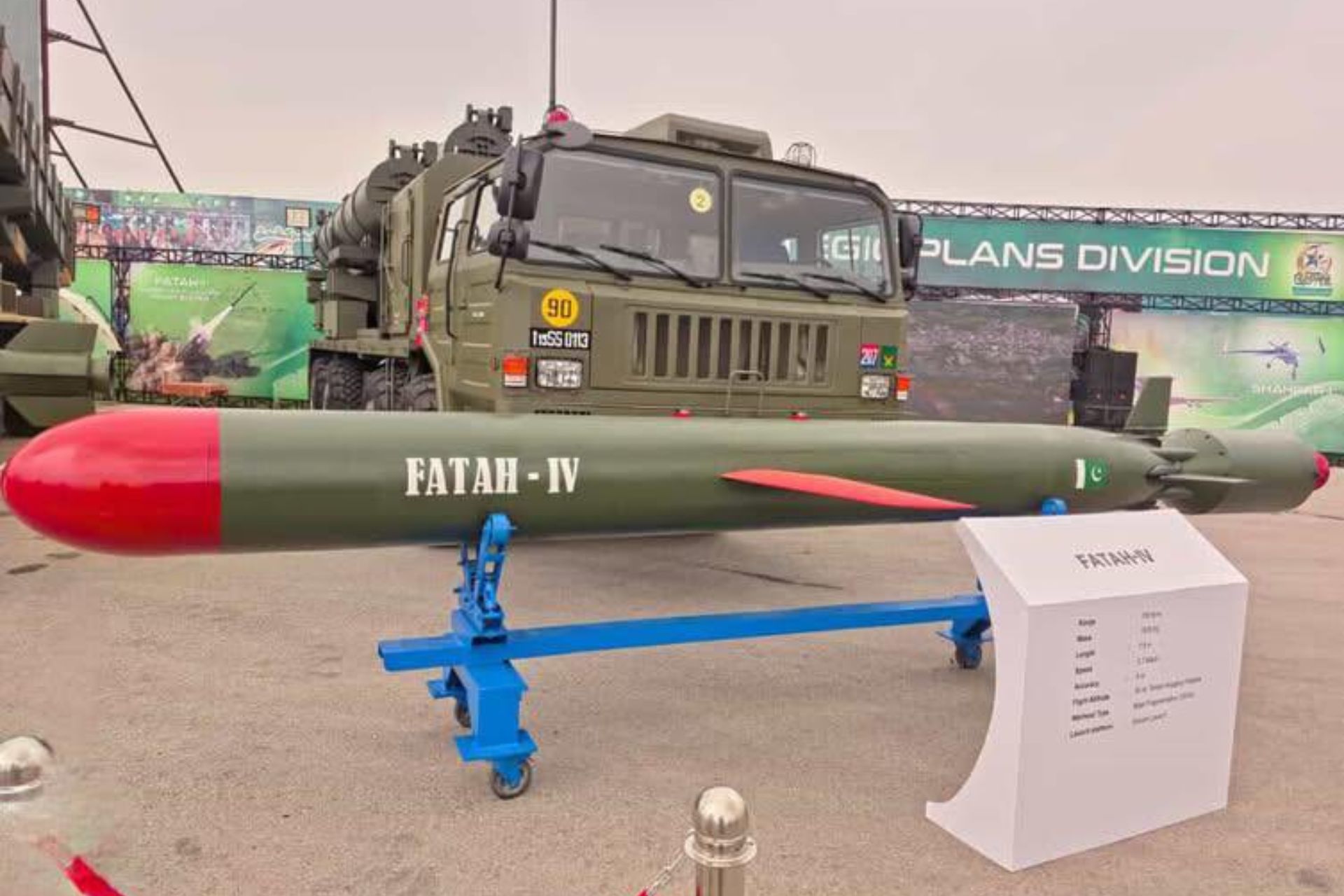 巴基斯坦发射Fatah-4巡航导弹，射程超750公里