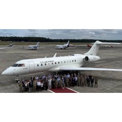 庞巴迪防务向美国空军交付第九架全球飞机用于战场机载通信节点计划