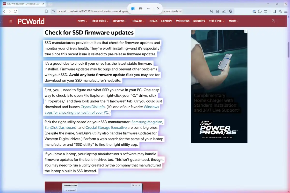 微软推出新AI功能Click To Do，简化PC操作