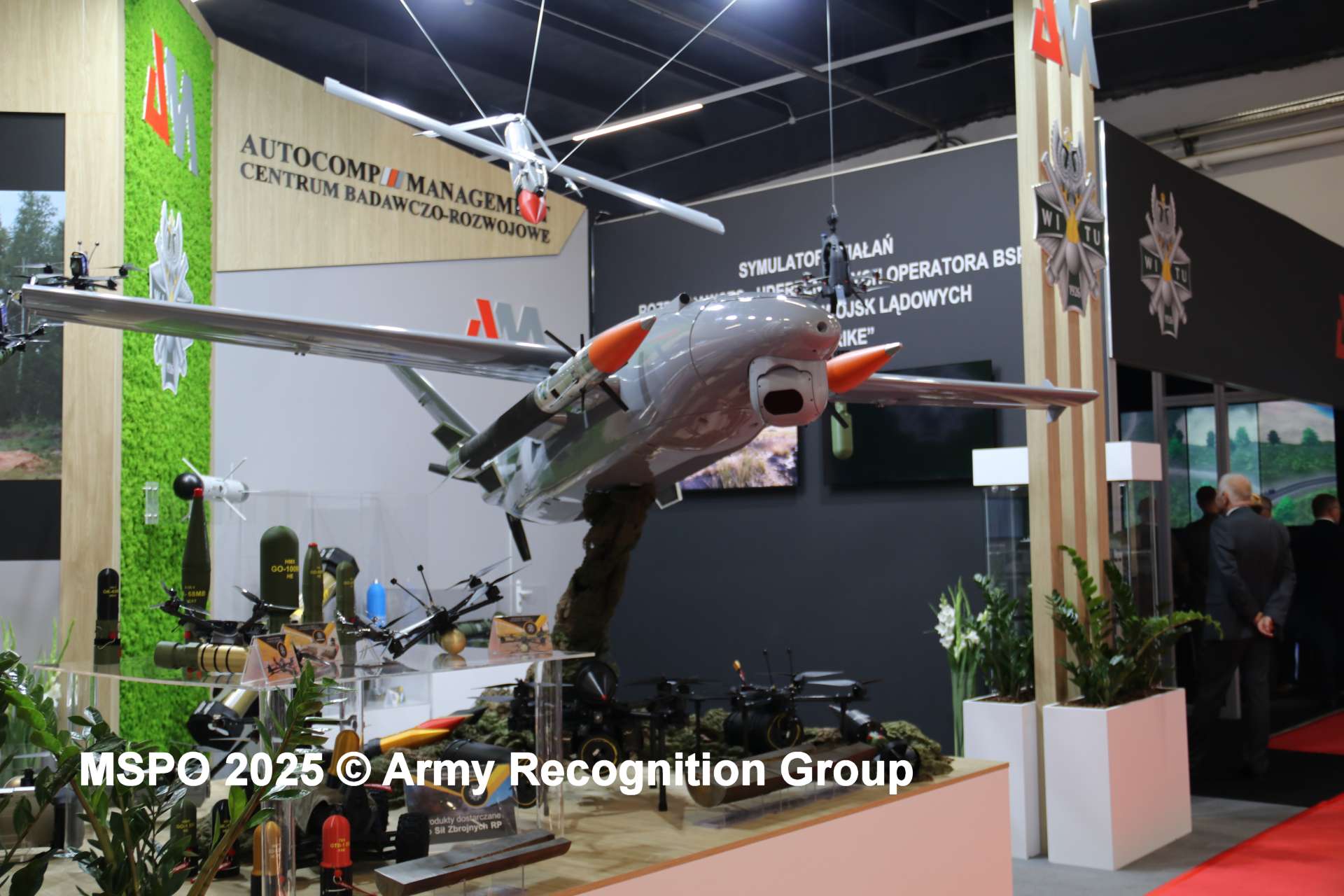 波兰MSPO 2025展出Haasta无人机配反无人机导弹