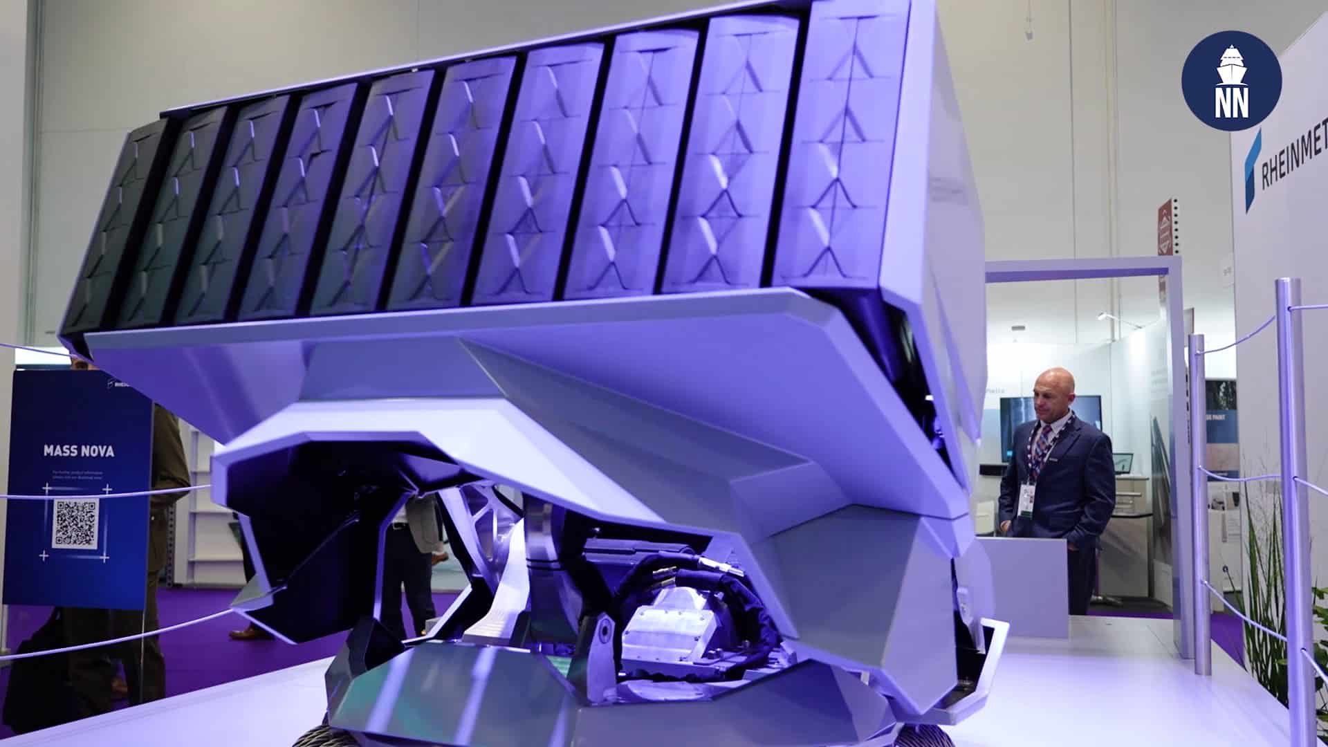 莱茵金属在DSEI UK 2025展示新型MASS nova舰船防护系统