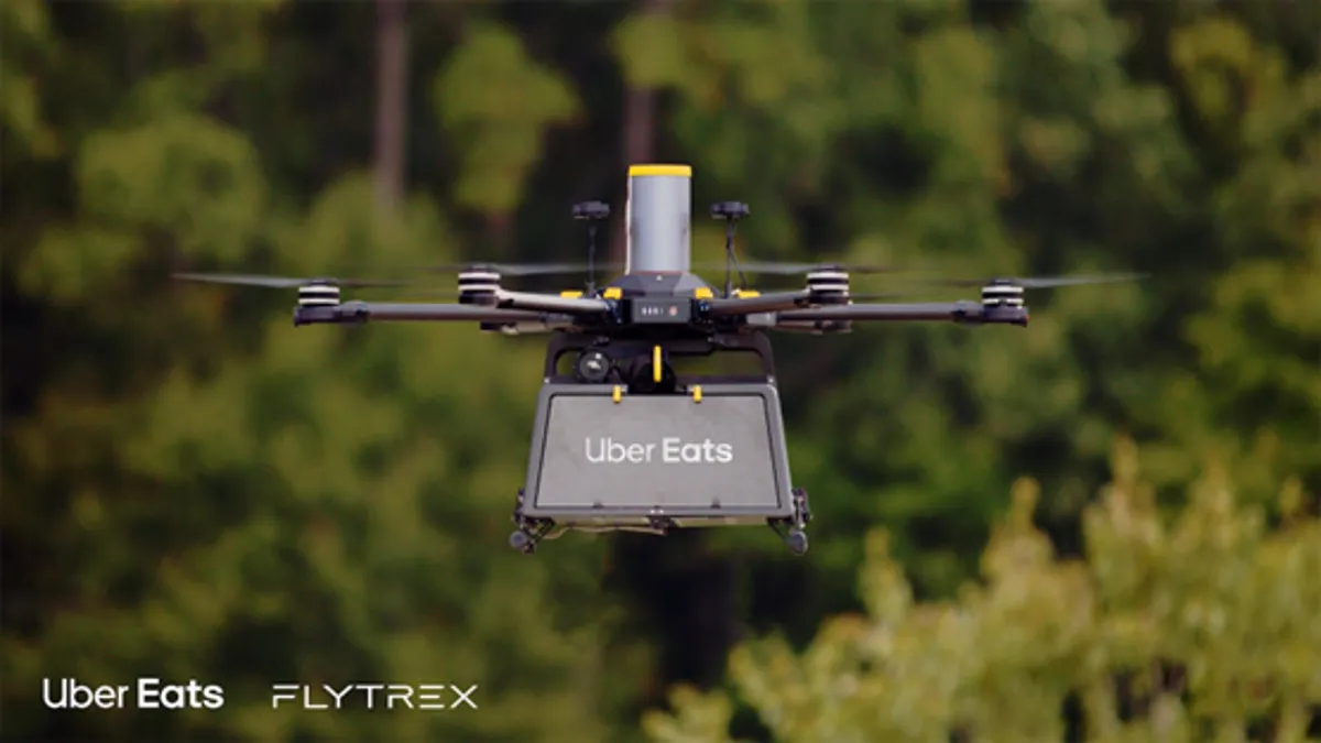 无人机送餐再现，Uber Eats携手Flytrex开启新测试