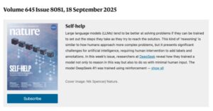 DeepSeek-R1登Nature封面，强化学习提升AI推理能力