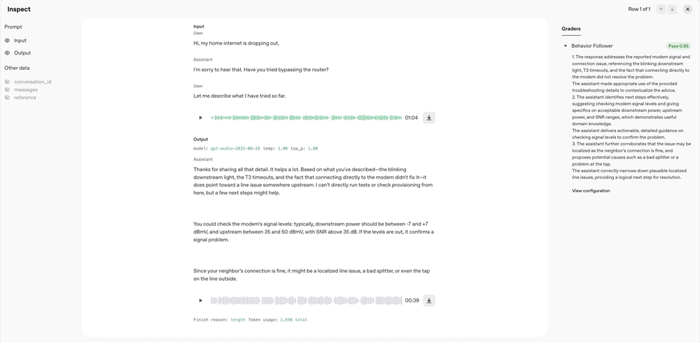 OpenAI Evals新增音频输入评估功能，简化语音模型测试