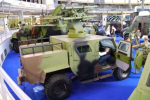 塞尔维亚展出新型车载短程防空系统MTU-4M