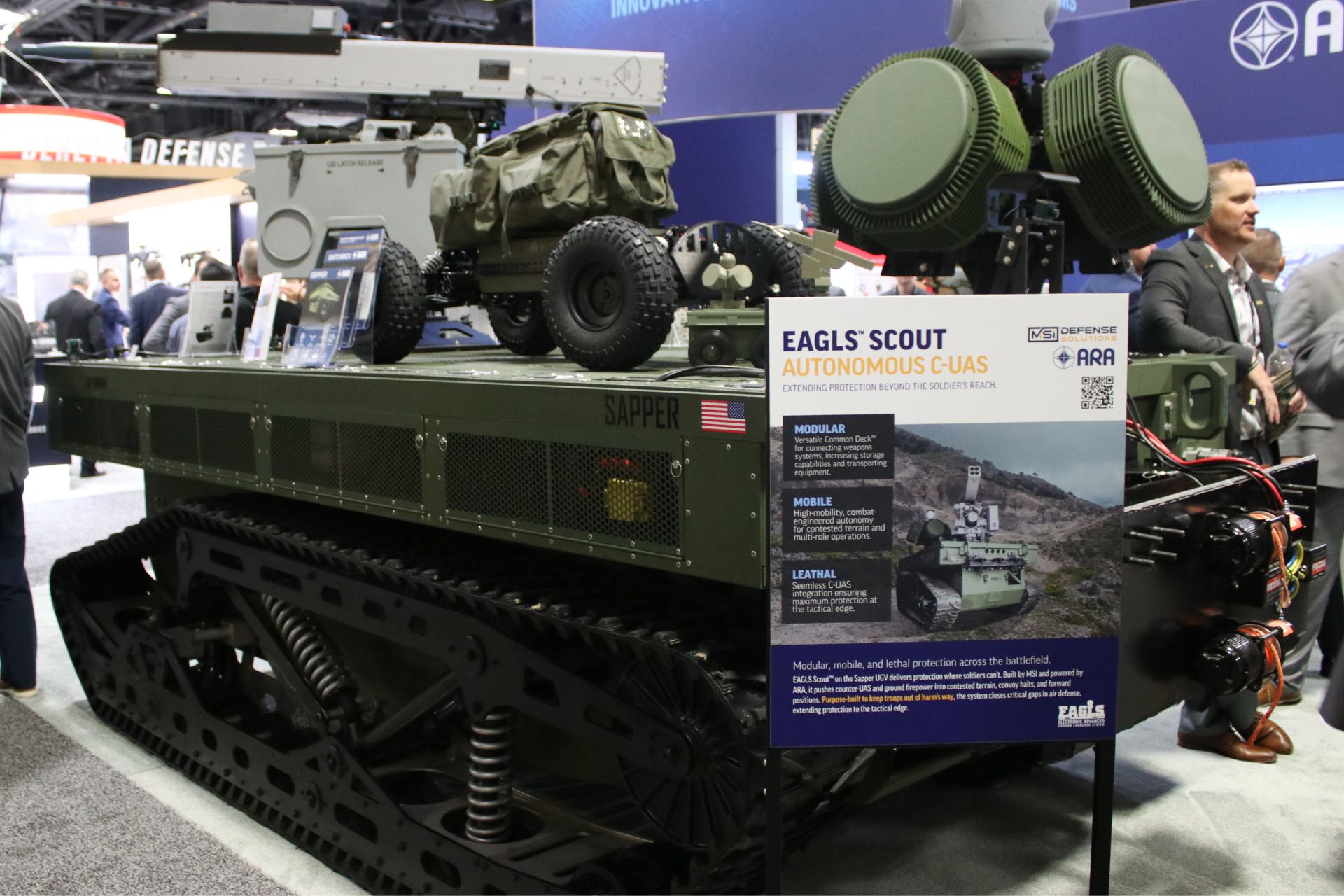 EAGLS机器人侦察兵亮相AUSA 2025，重塑自主反无人机防御