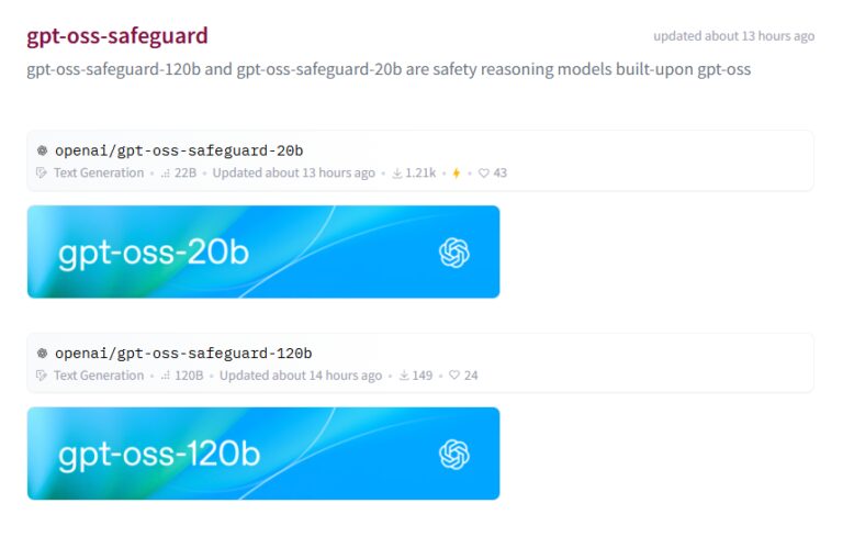 OpenAI 发布新模型，支持自定义安全政策分类