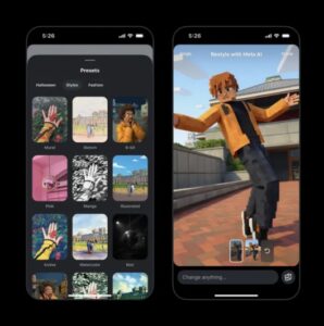 Meta 推出 AI 编辑功能，Instagram Stories 一键变身