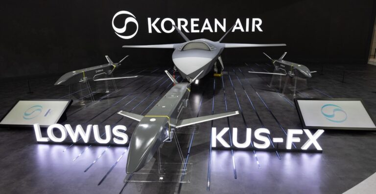 韩航在ADEX 2025展示三款新型无人机系统
