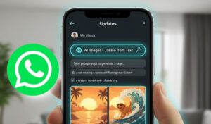 WhatsApp测试新AI功能,文字秒变图片状态