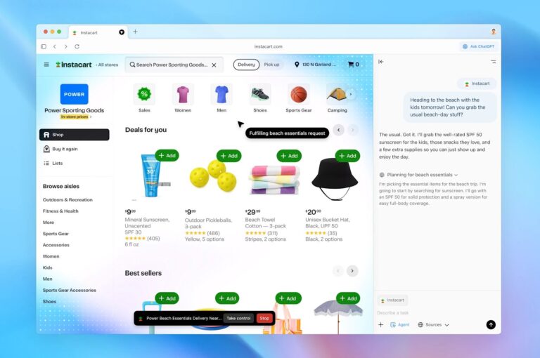 OpenAI推出AI浏览器Atlas，挑战谷歌Chrome