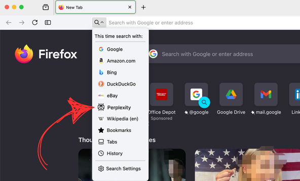 Firefox 集成 Perplexity AI 搜索引擎，提升用户体验